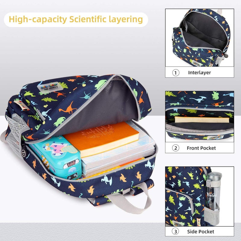 willikiva 3D Dinosaur Backpack Toddler Backpacks for Boys and Girls Kids Backpack Waterproof Preschool Safety Harness Leash (Dinosaur Paradise) - Image 5